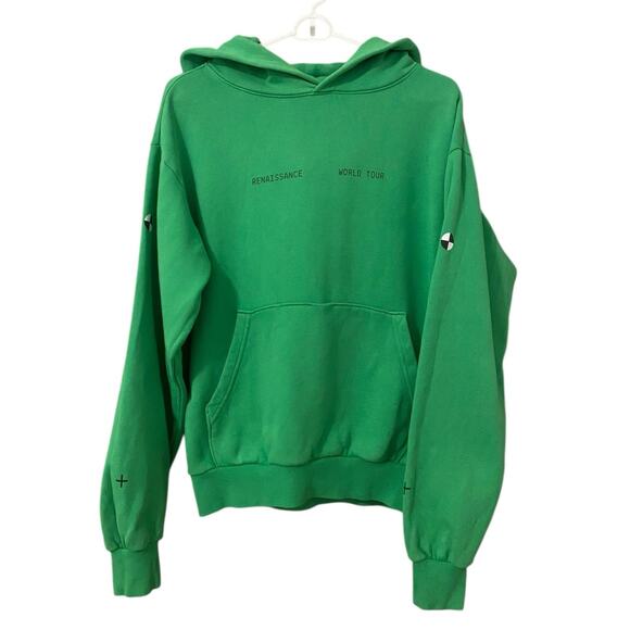 Beyoncé Renaissance World Tour 2023 Hoodie Small Green Sweatshirt Official Merch - Picture 14 of 14